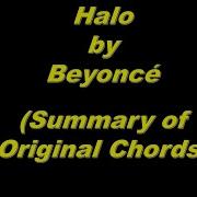 Halo Beyonce Original Chords