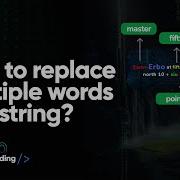 How To Replace Multiple Words In A String Tekie Byte 35