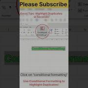 Excel Trick Highlight Duplicate Entries With Ease Conditional Formatting Excel Shorts