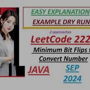 Minimum Bit Flips To Convert Number Leetcode 2220 Java Code Developer Coder