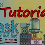 Flask In 3 Minutes Awkward But Fast Python Tutorial