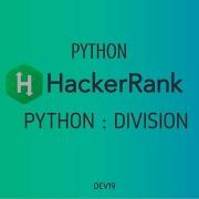 4 Python Division Hackerrank Python Solutions