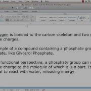 AP Biology Functional Groups Phosphate Group