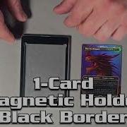 Magnetic Card Holder 35 PT Black Border For Gaming Cards