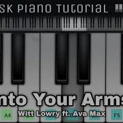 Into Your Arms Witt Lowry Ft Ava Max Perfect Piano Tutorial