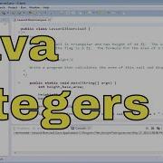 13z Learn Java Exercise 3 Java Integers And Math