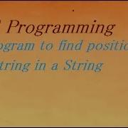 C Program To Find Substring Of String Without Using Library Function