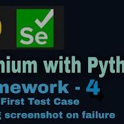 Selenium With Python Hybrid Framework Tutorial 4 First Test POM Object Screenshot On Failure