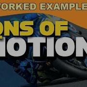 Equations Of Motion With Constant Acceleration Problems Constant Acceleration Motion Equations