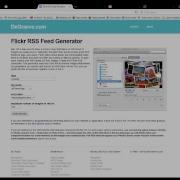 Flickr RSS Feed Generator