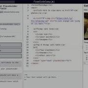 Learn Basic HTML And HTML5 Add Placeholder Text To A Text Field FreeCodeCamp Org 18