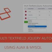 Integrate Multi Textfield JQuery Autocomplete With Laravel Using Ajax MySQL In 5 Minutes