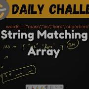 1408 String Matching In An Array Leetcode Daily Challenge Dsa Shashcode Java