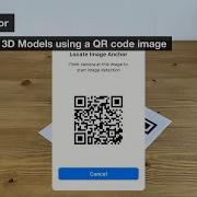Augmenting 3D Models Using A QR Code Image