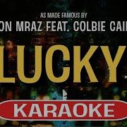 Lucky Karaoke Jason Mraz Feat Colbie Caillat