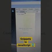 Write Complete Js Code In Chrome Developer Tool Snippets In JavaScript