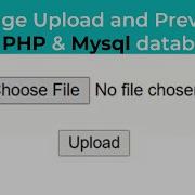 How To Upload Image To MySQL Database And Display It Using Php