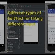 Types Of Edit Text Taking Input In Android Validation For Getting Input In Android Android Share