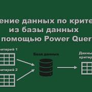 Excel Получение данных по критериям из базы данных с помощью Power Query