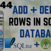 How To Add Delete Rows In SQLite Database In Android Studio Android Studio Full Course 44