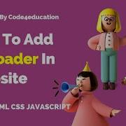 How To Add Preloader In Website HTML CSS Javascript How To Add Preloader In HTML Page