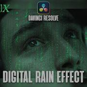 Matrix Digital Rain Effect In DaVinci Resolve Free