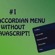 Dropdown Menu Using Pure HTML And CSS NO JAVASCRIPT