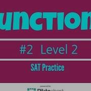 SAT Math Practice Level 2 Functions 2