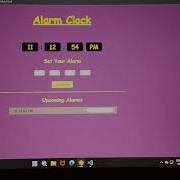Alarm Clock With Alarm Lists Made Using HTML CSS And JavaScript CN Project