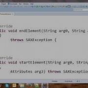 Read XML Using SAX In Java