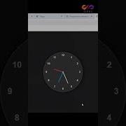 How To Create Analog Clock Using HTML CSS And JavaScript Full Video Link Comment Box Oppu Coding
