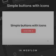 How To Make Simple Buttons With Icons In Webflow Quick Tip