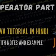 4 Operator Part 2 Java Programming For Beginner In Hindi