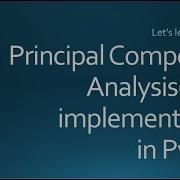 Principal Component Analysis PCA Implementation In Python Machine Learning Big Data Analytics