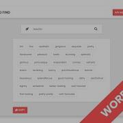 Demo Search Synonyms Word App Using Vanilla JavaScript With Datamuse API Fetch API Project