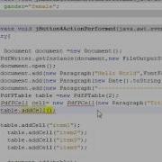 Java Prog 78 Reports Itext Add Title To Table Change Cell Colour Text Alignment