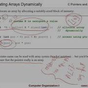 CS2505 Week 4 C Pointers And Arrays