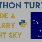 Python Turtle Starry Night Sky Tutorial