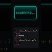 CSS Scanning Animation Animation Scanner Css