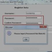 Basic Of JAVA Validation In Registration Form Using Netbeans JAVA Tutorial 3