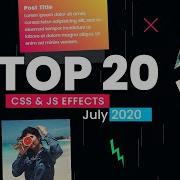 Top 20 CSS Javascript Effects July 2020