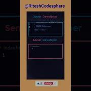 Junior Vs Senior Developer Programming Html Javascript Webdevelopment Html5 Webdesign Css3