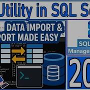 How To Install And Use BCP Utility In Microsoft SQL Server SSMS 21 2025 CMD Prompt Import Export