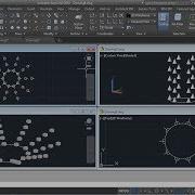 AutoCAD Polar Array Command Tutorial Complete 3D Array Angle Fill Angle Rotate Items