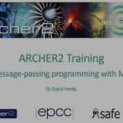 Message Passing Programming With MPI Part Two Of Day Two