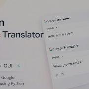 Build A Google Translator App With Python Tkinter GUI
