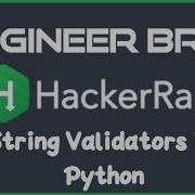 String Validators Solution In Python