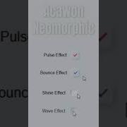 Neumorphic Checkboxes Soft Clean UI Design
