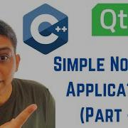 Qt Tutorials For Beginners Simple Notepad Application Part 1