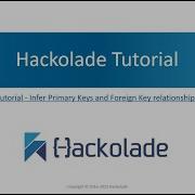 How To Infer PKs And FKs